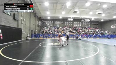 132 lbs Semifinal - Noe Cisneros, Arvin vs Andrew Wallace, Cabrillo