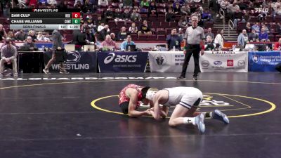 107 lbs Semifinal - Sam Culp, Red Land vs Chase Williams, Central Bucks East