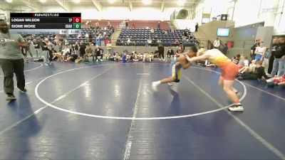 180 lbs Quarterfinals (8 Team) - Logan Wilson, Team Prestige vs Sione Inoke, Champions Blue