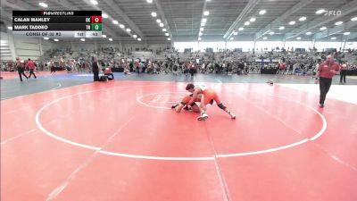 126 lbs Consi Of 32 #2 - Calan Manley, OK vs Mark Taddeo, TN