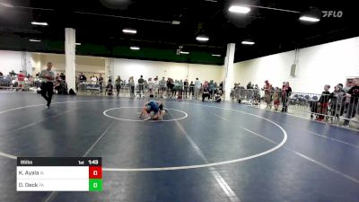 85 lbs Round Of 32 - Knox Ayala, IA vs Dylan Deck, PA