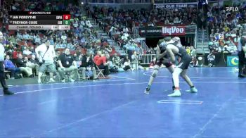1A-165 lbs Champ. Round 1 - Ian Forsythe, Southwest Valley vs Treynor Cose, Coon Rapids-Bayard