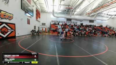 150B Round 1 - Will Ward, Thermopolis vs Brodey Wilcox, Natrona County