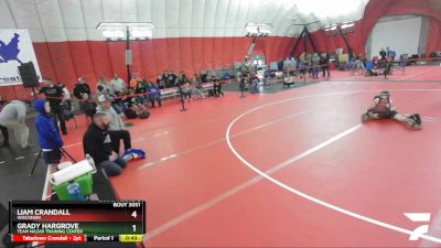 119 lbs Champ. Round 2 - Liam Crandall, Wisconsin vs Grady Hargrove, Team Nazar Training Center