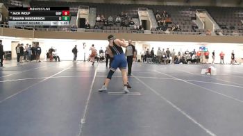 189 Championship Bracket Champ. Round 2 - Shawn Henderson, Cambridge-Isanti vs Jack Wolf, Grand Rapids