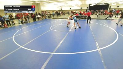 61 lbs Cons. Sub-quarters - Cristian Andrade vs Joseph Garcia, Arreola Wrestling Club (AWC)