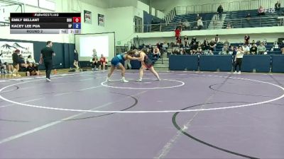 180 lbs Round 2 - Emily Bellant, Southern Oregon University vs Kacey Lee Pua, University Of Providence