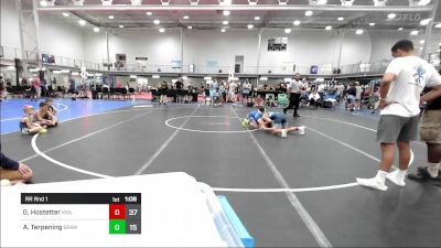 95 lbs Rr Rnd 1 - Grayson Hostetter, Kraken vs Agnes Terpening, Brawler Elite Red