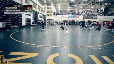 113 lbs Semifinal - Waylon Adkisson, Centralia vs Trace Treiber, Fox