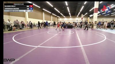 98 lbs Consi Of 8 #2 - Ellison Kelly, Iron Sharpens Iron Wrestling Club vs Anderson Brown, Liberty Warriors Wrestling Club