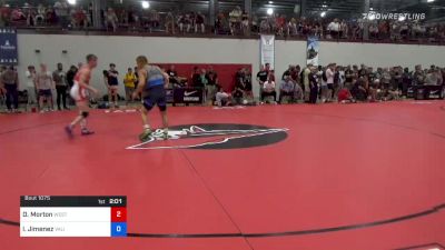 70 kg Consi Of 8 #2 - Drayden Morton, West Coast Regional Training Center vs Isaias Jimenez, Valiant Wrestling Club