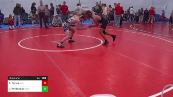 115 lbs Consi Of 4 - Anthony Snook, Selinsgrove vs John Whitehead, Venetia