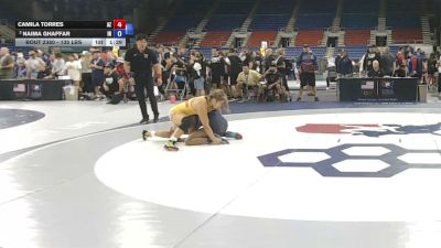 100 lbs Semis - Maisie Elliott, Washington vs Justice Gutierrez, Colorado