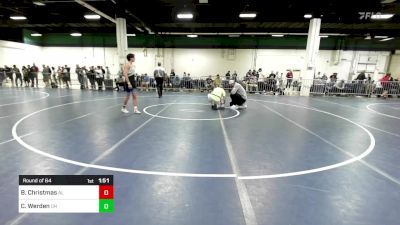 120 lbs Round Of 64 - Brodie Christmas, AL vs Calvin Werden, OH