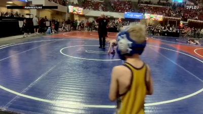 46 lbs Cons. Round 2 - Jennings McKinley, Darkhorse Wrestling Club vs Oliver Honabach, Miles City Wrestling Club