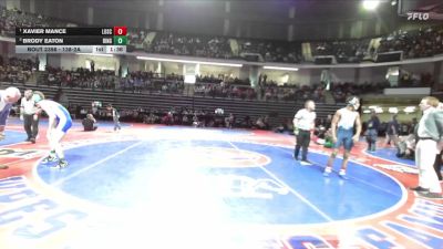 138-2A 1st Place Match - Xavier Mance, Lovett School vs Brody Eaton, Ringgold