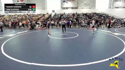 106 lbs Champ. Round 1 - Sam Claypool, Webster Thomas Wrestling Club vs Nazarii Paseniuk, Club Not Listed