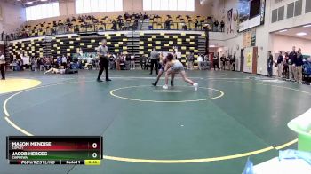 120 lbs Cons. Round 3 - Jacob Herceg, CHIPPEWA vs Mason Mendise, COPLEY