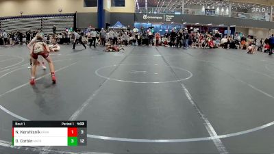 88 lbs Round 1 (4 Team) - Nick Kershisnik, Kraken vs Daniel Corbin, Mat Assassins Red