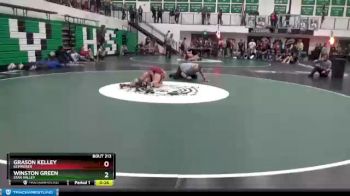 138 lbs Cons. Round 4 - Grason Kelley, Kemmerer vs Winston Green, Star Valley