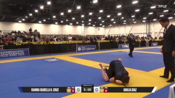 Analia Diaz vs Gianna Isabella B. Cruz 2025 World IBJJF Jiu-Jitsu No-Gi Championship