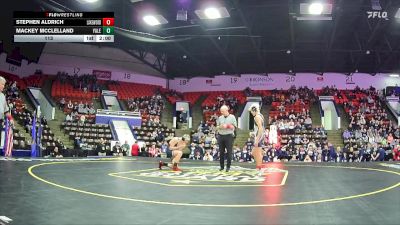 113 lbs Semifinals (8 Team) - Stephen Aldrich, Lakewood HS vs Mackey McClelland, Yale HS