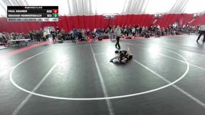 12U Boys - 86 lbs Cons. Round 3 - Graham Hemmersbach, Wisconsin vs Paul Kramer, River Valley Youth Wrestling Club