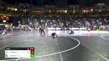 141 lbs Round Of 32 - Kaden Keiser, Appalachian State vs Luis Ramos, CSU-Bakersfield