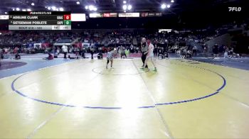 100 lbs Cons. Round 3 - Getsemani Poblete, Capistrano Valley vs Adeline Clark, Grace