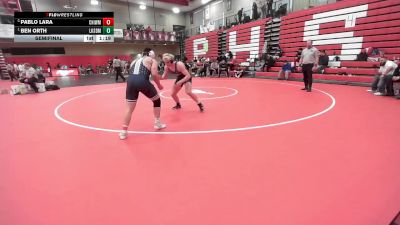 190 lbs Semifinal - Ben Orth, Lakeside (Nine Mile Falls) vs Pablo Lara, Chiawana