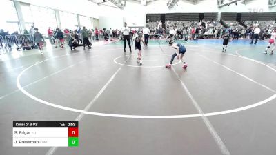 77-J lbs Consi Of 8 #2 - Santino Edgar, Elite NJ vs Jack Pressman, Shore Thing WC