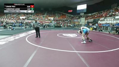 150 lbs Cons. Round 1 - Christian Lange, Clearwater HS vs Chase Pelt, Columbus HS