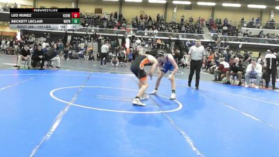 144 lbs Consi Of 8 #1 - Leo Runez, Keene vs Beckett Leclair, West Springfield