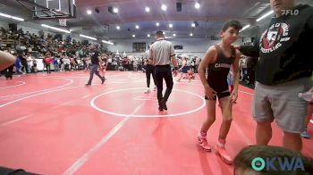 76 lbs Consi Of 8 #1 - Reid Tackett, Collinsville Cardinal Youth Wrestling vs Talon Sitsler, Sperry Wrestling Club