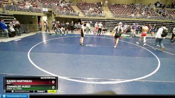 146 lbs Quarterfinal - Chandler Hurst, Emery All-Stars vs Kaden Martineau, JWC