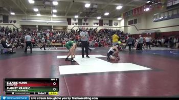 136B 1st Place Match - Marley Krakilo, Cedar Rapids Kennedy vs Ellaine Nunn, Davenport