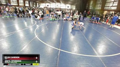 50+ Round 2 - Greta Opheikens, Fremont Wrestling vs Rylin Cameron, JWC