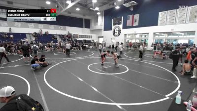 120 lbs Cons. Round 6 - Diego Arias, Savage House Wrestling Club vs Emiliano Cantu, Mayfair