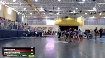 144 lbs Cons. Round 3 - Carson Hale, North Pontotoc High School vs Cameron McIntyre, Desoto Central