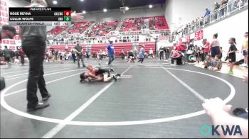 58-61 lbs Quarterfinal - Rose Reyna, Carl Albert vs Collin Wolfe, Shelton Wrestling Academy