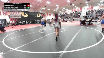 100 lbs Champ. Round 2 - Leah Lopez, San Marino vs Anabel Pesantez, Nuview Bridge