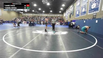 285 lbs Champ. Round 2 - Daniel Ponce, Foothill vs Samuel Ortega, R.F. Kennedy