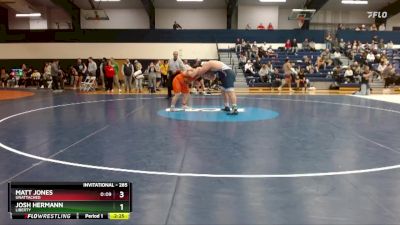 285 lbs Cons. Round 3 - Josh Hermann, Liberty vs Matt Jones, Unattached