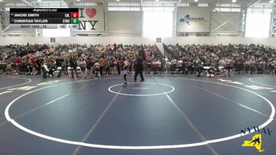 75 lbs Cons. Round 5 - Christian Taylor, Columbia Youth Wrestling Club vs Jakobi Smith, Club Not Listed