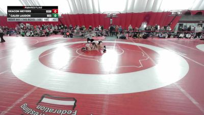 14U Boys - 105 lbs Quarters - Caleb Laudon, Wisconsin vs Deacon Meyers, West Salem Bangor Wrestling