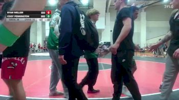 215 lbs Finals (2 Team) - Ryan Weller, Gypsum-Southeast Of Saline HS vs Cody Pennington, Onaga HS