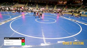 125 lbs Round Of 32 - Jaden Peters, Wrestling Factory vs Taylor Nelson, Cowboy Wrestling Club