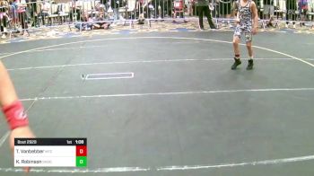 70 lbs Round Of 16 - Teagan Vanbebber, Mtc vs Kyler Robinson, Shootbox WC