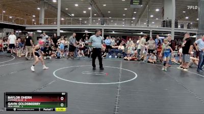 60 lbs Semis (4 Team) - Gavin Goldsbeerry, Iron Horse vs Baylor Ohern, Hammers Blue