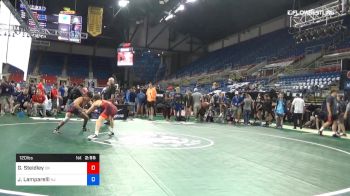 120 lbs Cons 32 #1 - Garrett Steidley, Oklahoma vs Joey Lamparelli, New Jersey